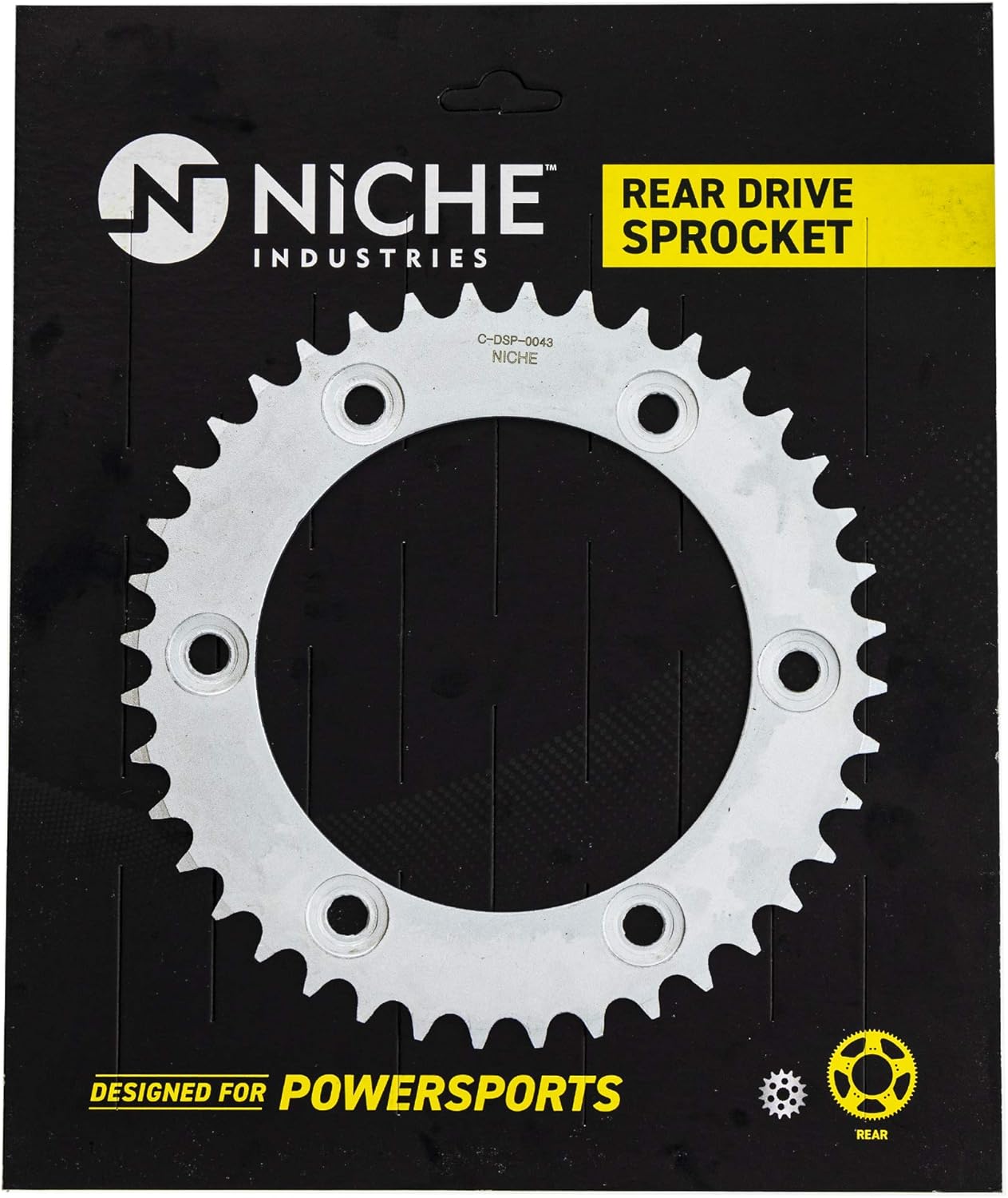 Drive Sprocket Chain Combo Front 16 Rear 40 Tooth 520NZ Standard 114 Links Pack of 2 G791599
