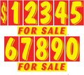 13 Dozen Car Lot Windshield Pricing Stickers (Red/Yellow for Sale 2) Pack of 2 I87740