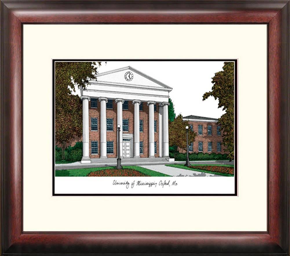 Framed Lithograph B7605