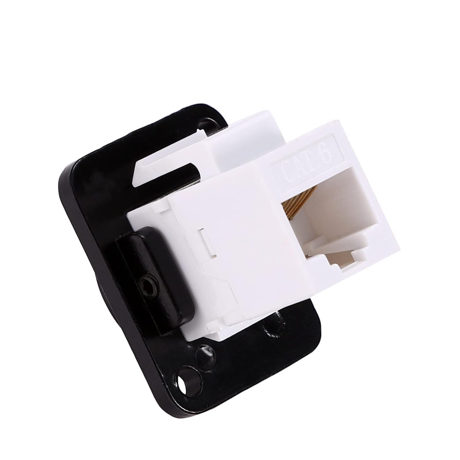 RJ45 Socket Panel Mount Connector, CAT6/CAT5E/CAT5 Female to Female LAN Adapter G34758
