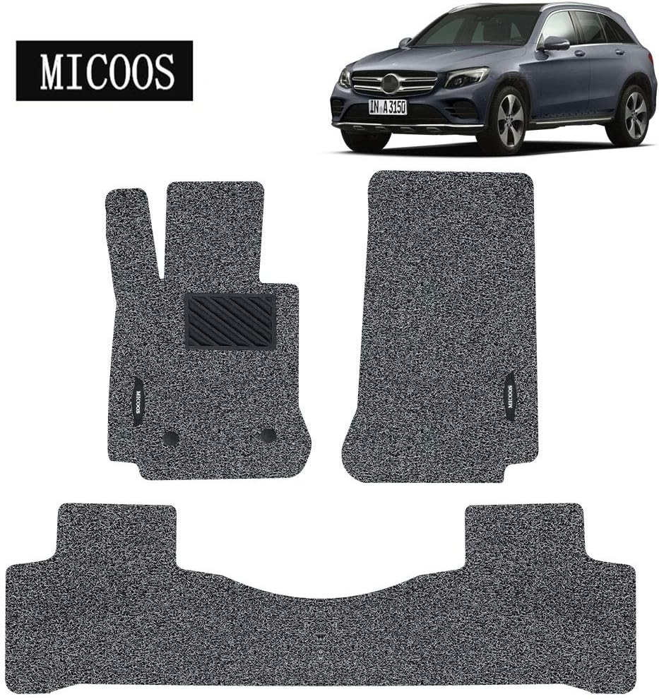 Black All Weather Heavy Duty Waterproof Car Floor Mat Set V117