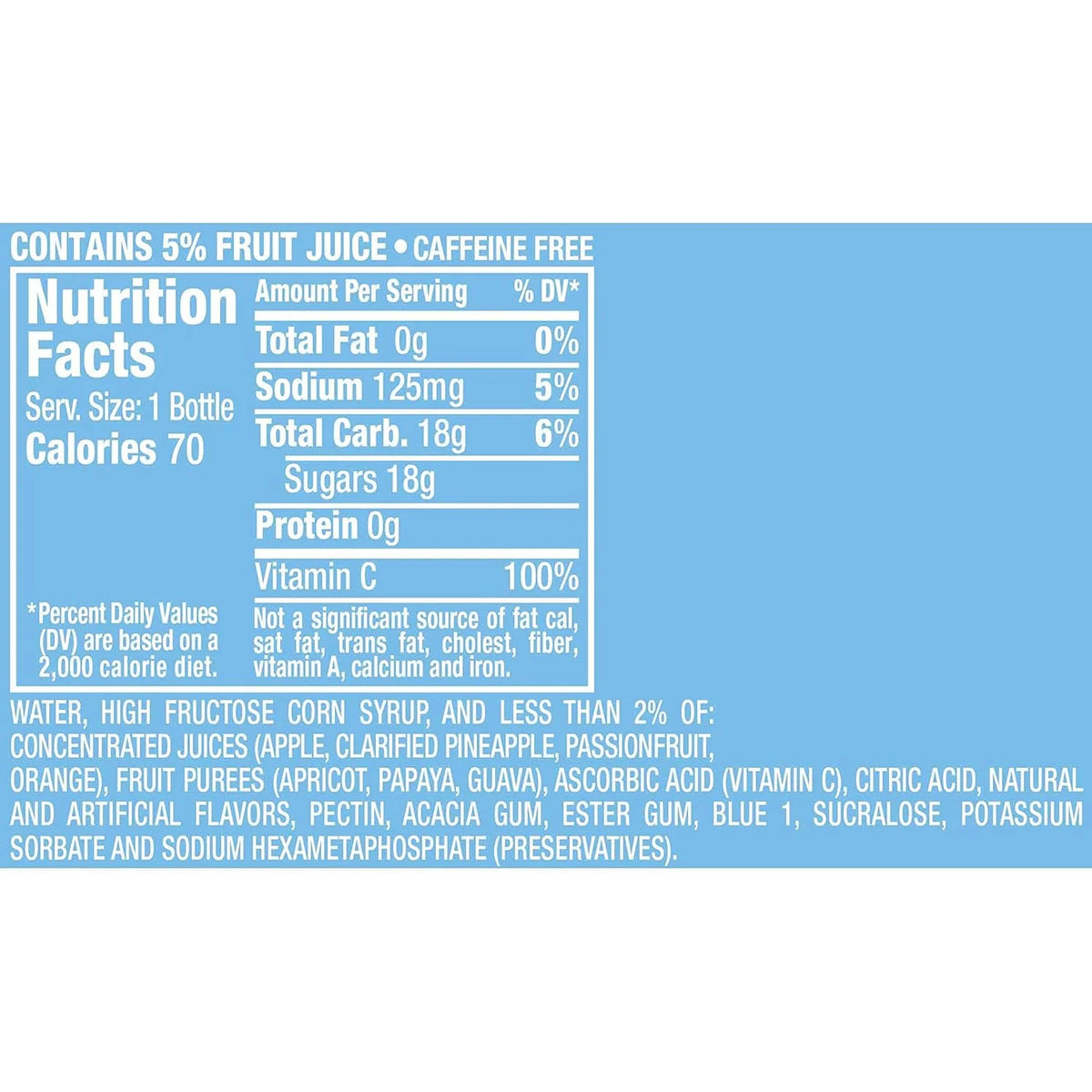 Hawaiian Punch Polar Blast Juice, 10 Fluid Ounce, 6 Count Bottles V7609