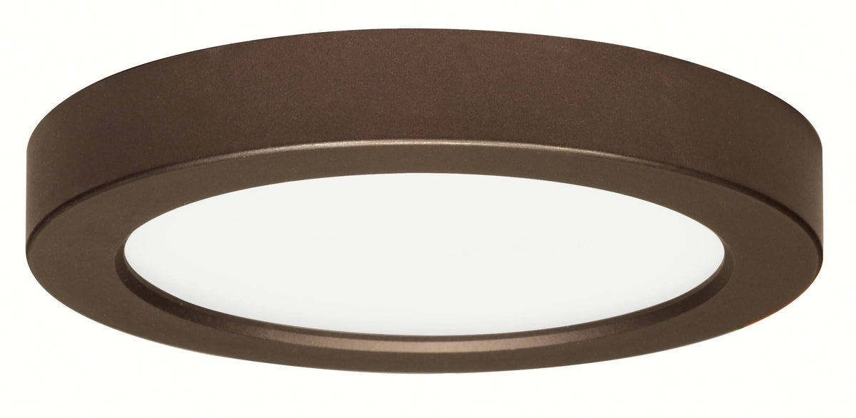 13.5W LED Round Flush Mount, 2700K Bronze V798508