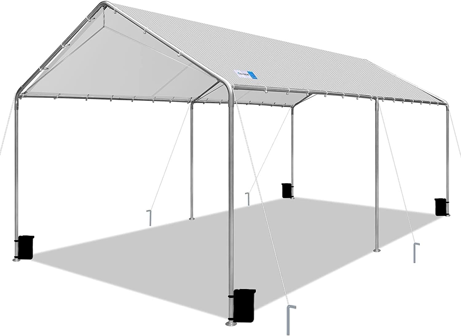 Green 10 X 20 Ft Carport N112036