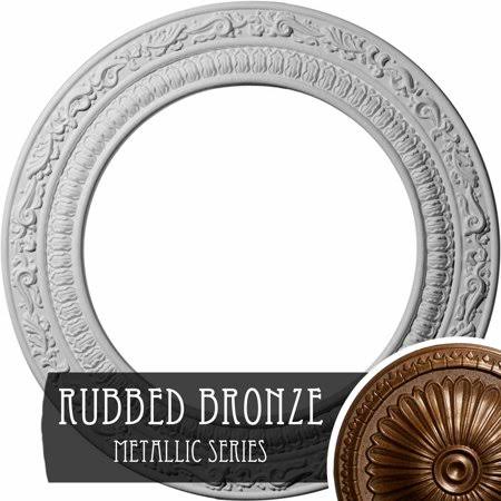 11 3/8x22OD x 3 5/8x22ID x 7/8x22P Ceiling Medallion, Rust R675