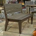 Forest Green Wash Garden Bench W85946