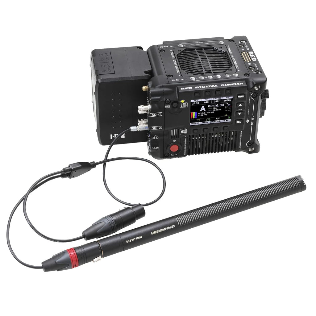 XLR 3 Pin Female to 5 Pin Male Dual Channel Audio Cable 15 inches R99465