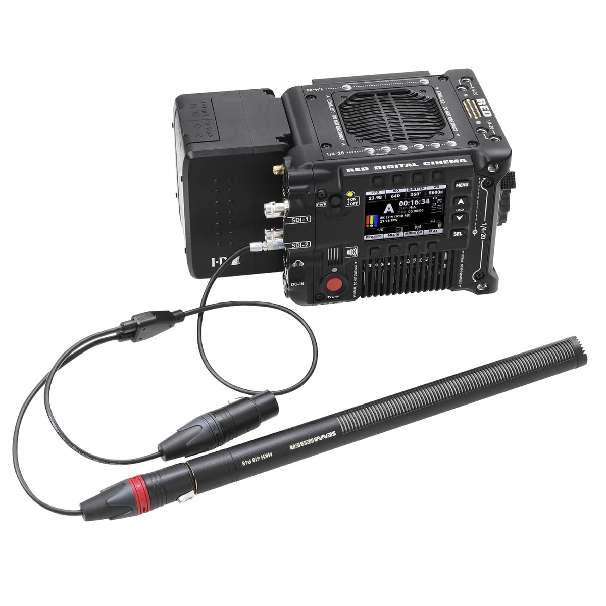 XLR 3 Pin Female to 5 Pin Male Dual Channel Audio Cable 15 inches R99465