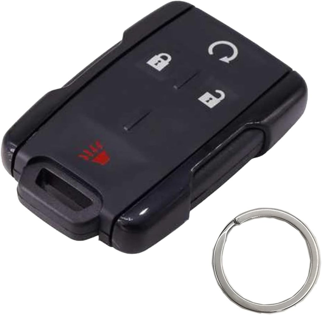 Black Replacement Key Fob Case Shell 4 Buttons Remote Car Housing Cover S60640