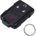 Black Replacement Key Fob Case Shell 4 Buttons Remote Car Housing Cover S60640
