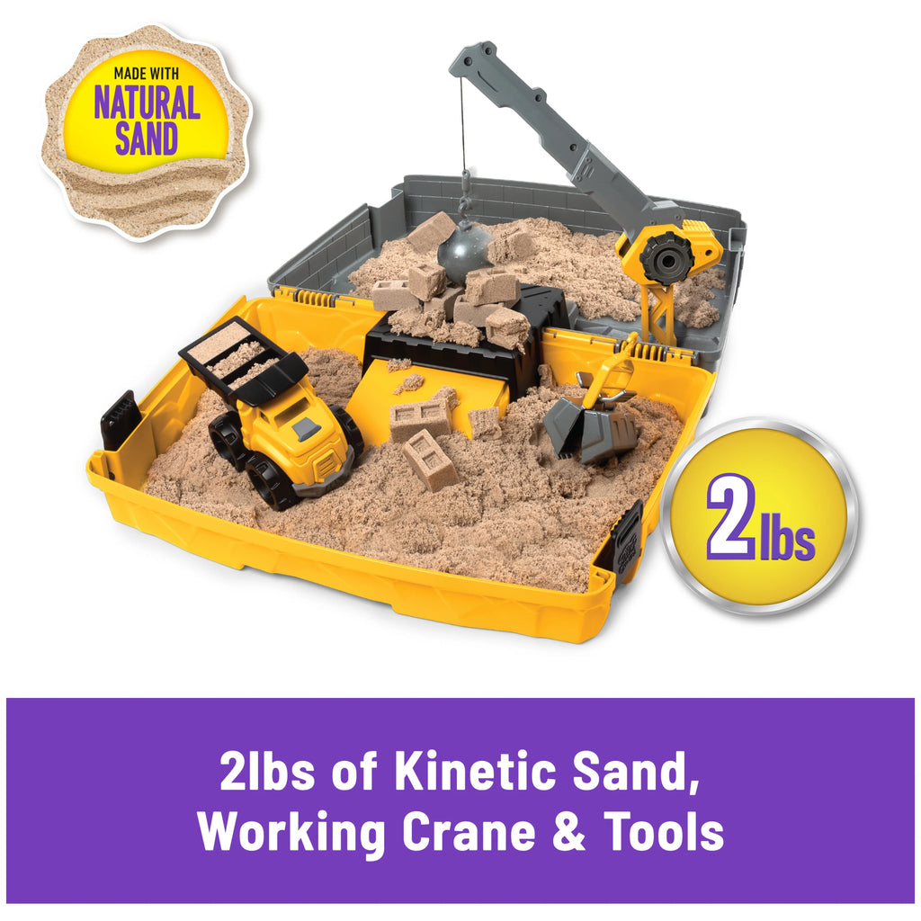 Construction Site Folding Sandbox with Toy Truck and 2lbs of Play Sand F75916