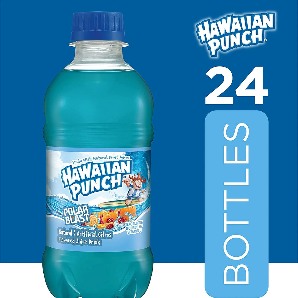 Hawaiian Punch Polar Blast Juice, 10 Fluid Ounce, 6 Count Bottles V7609
