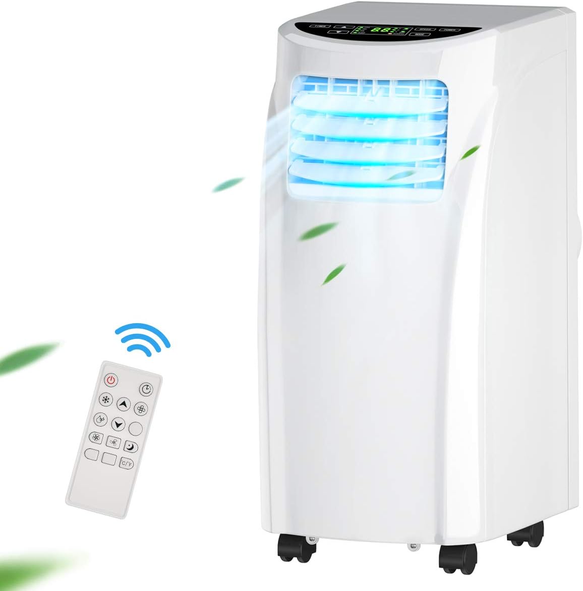 Portable Air Conditioner, 8000 BTU with Remote Control Dehumidifier Function P8007