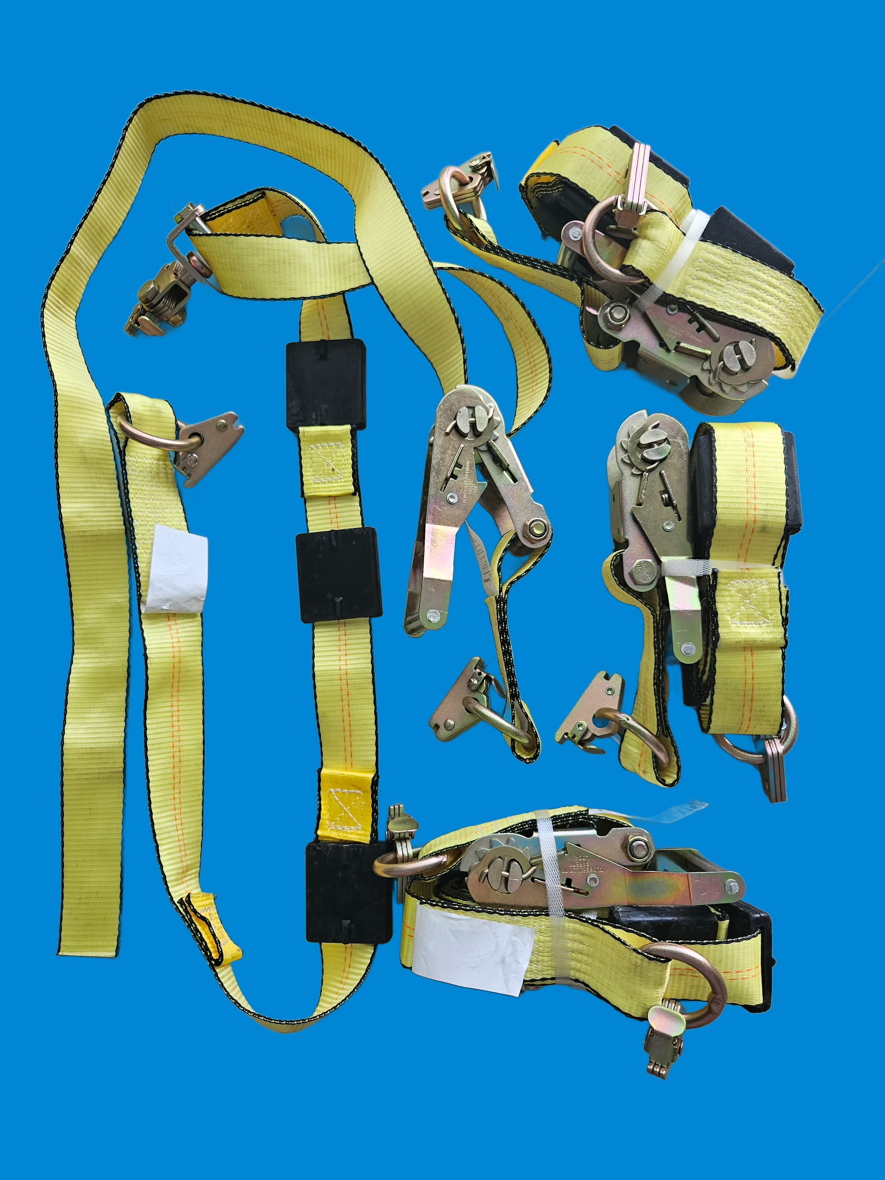 4 Pack E Track Tire Straps with Rubber Blocks Y60211