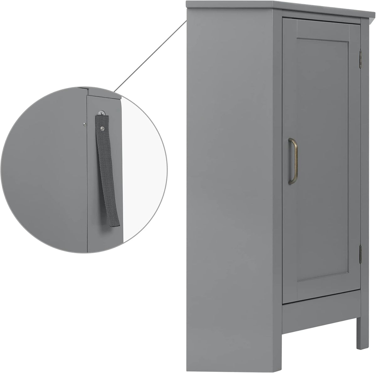 Grey Corner Cabinets V447305