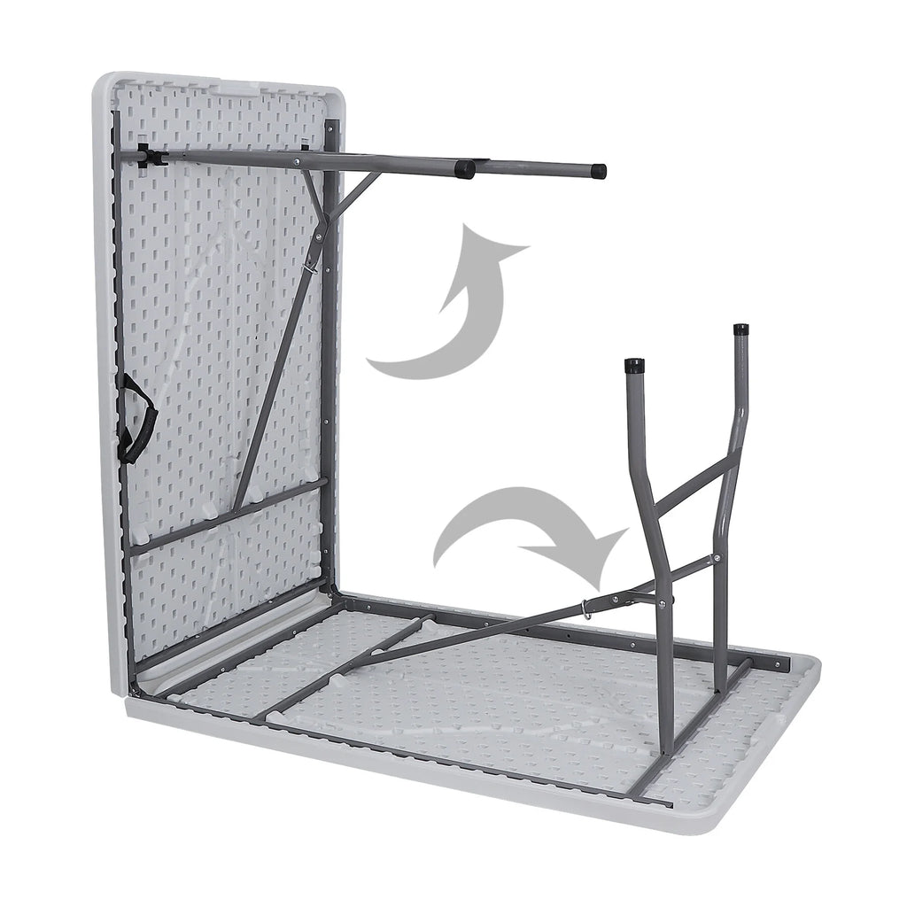 8 ft Plastic Folding Camping Table L977