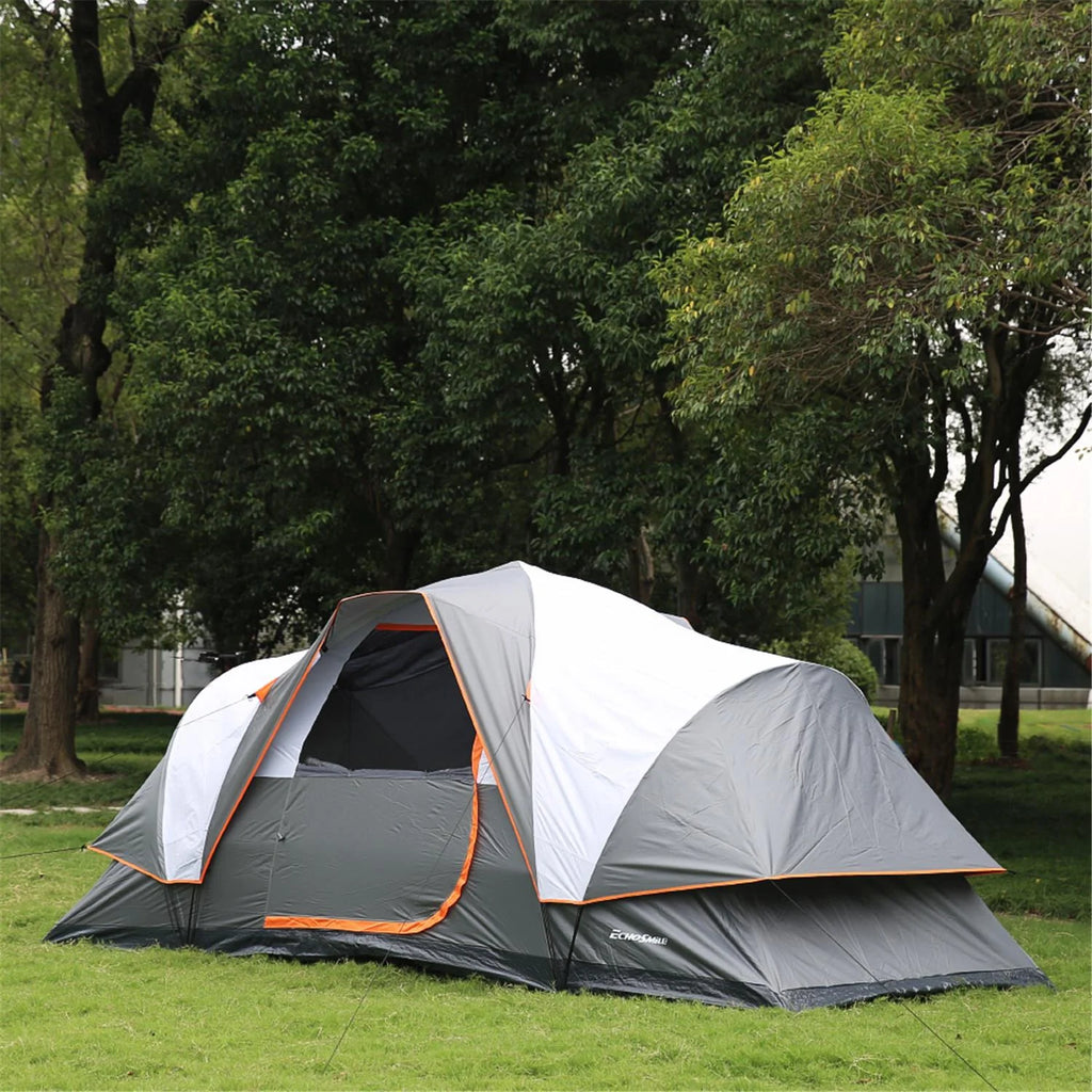 Grey Tent For 8 People V59366