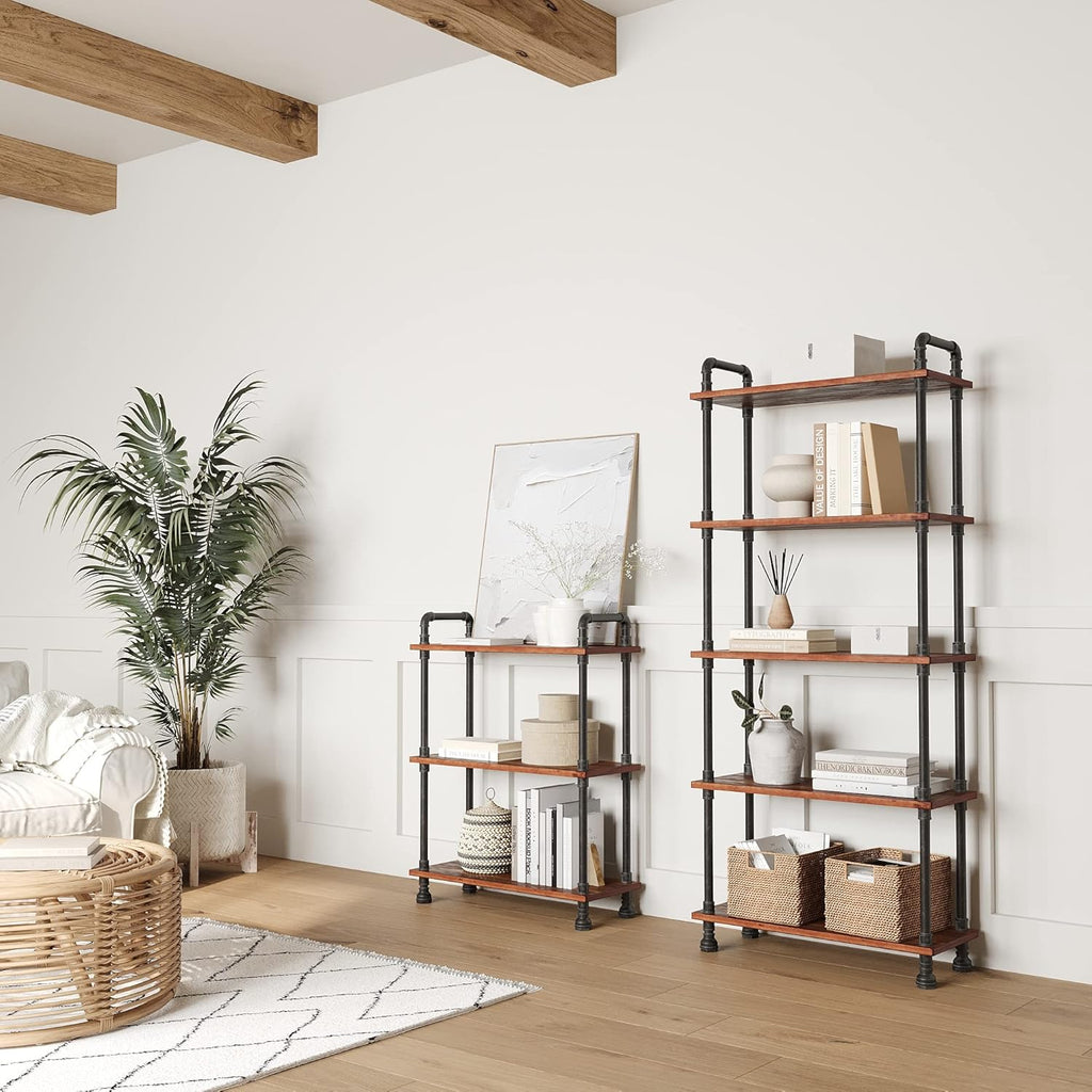 4-Tier Solid Pine Wood Bookshelf B76631