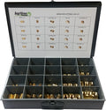 60PC Brass Pipe Fitting Assortment 1/8-1/2 K698