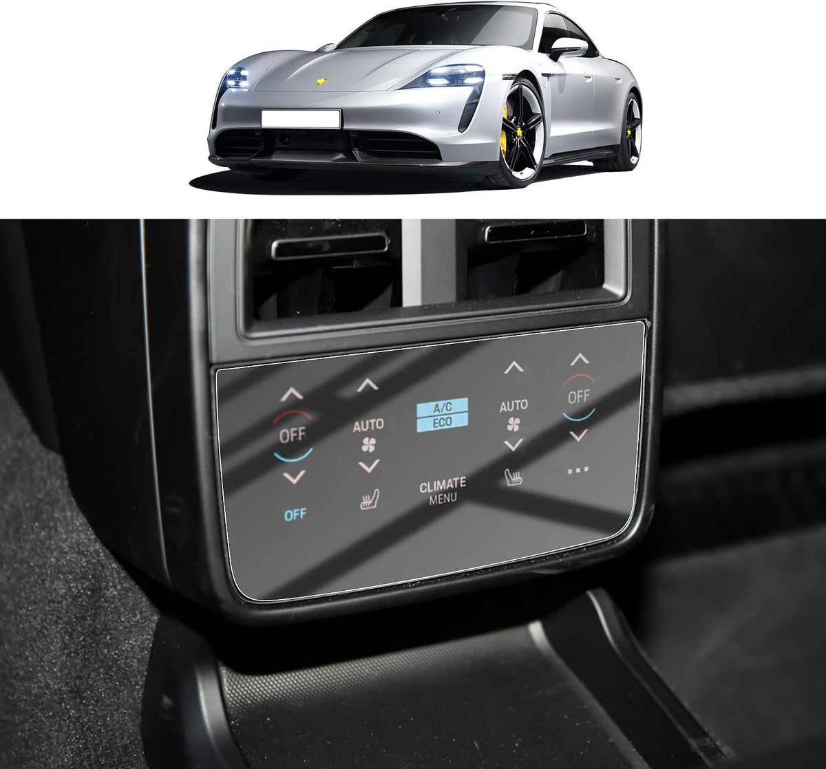 10.9In TPU Screen Protector for Porsche Taycan Navigation Display O59941