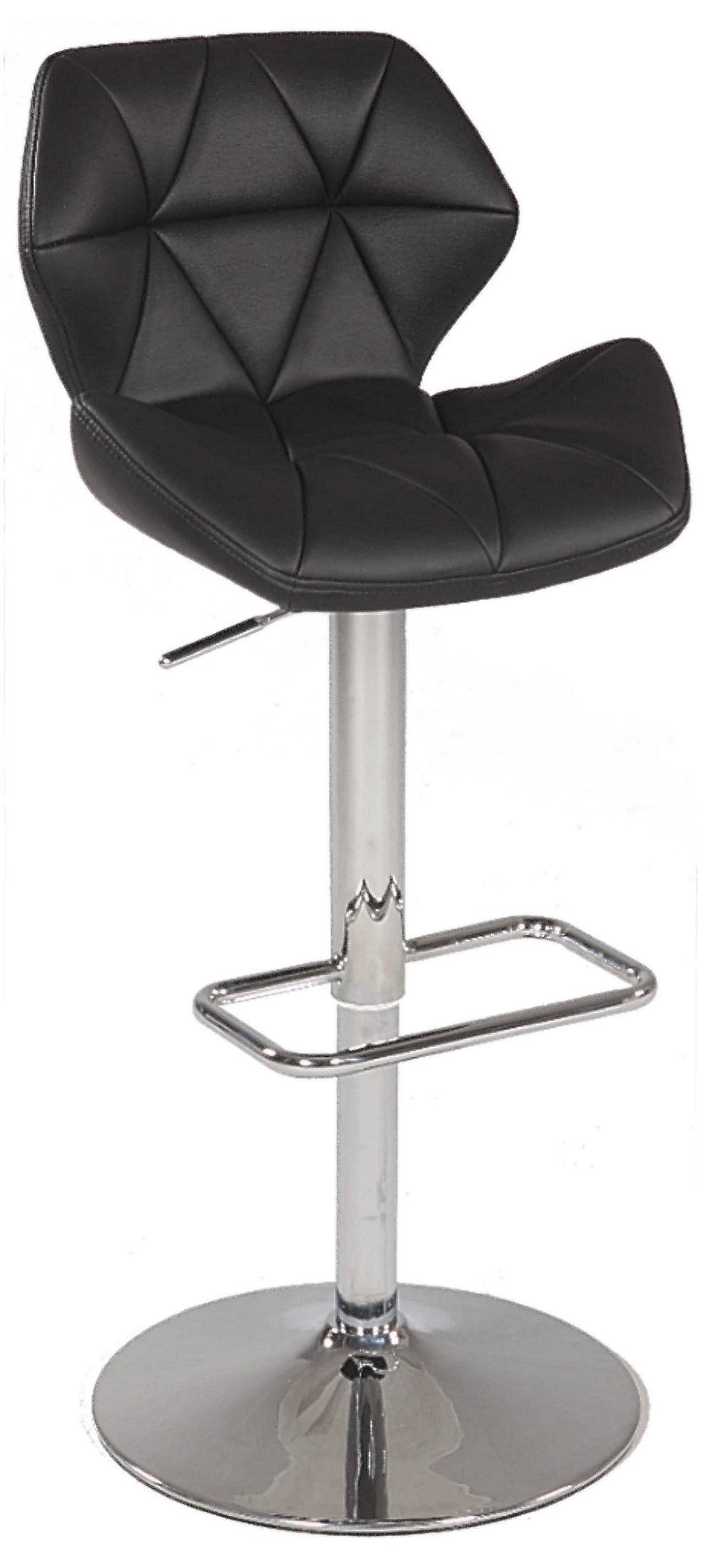 Black Swivel Height Stool N5480