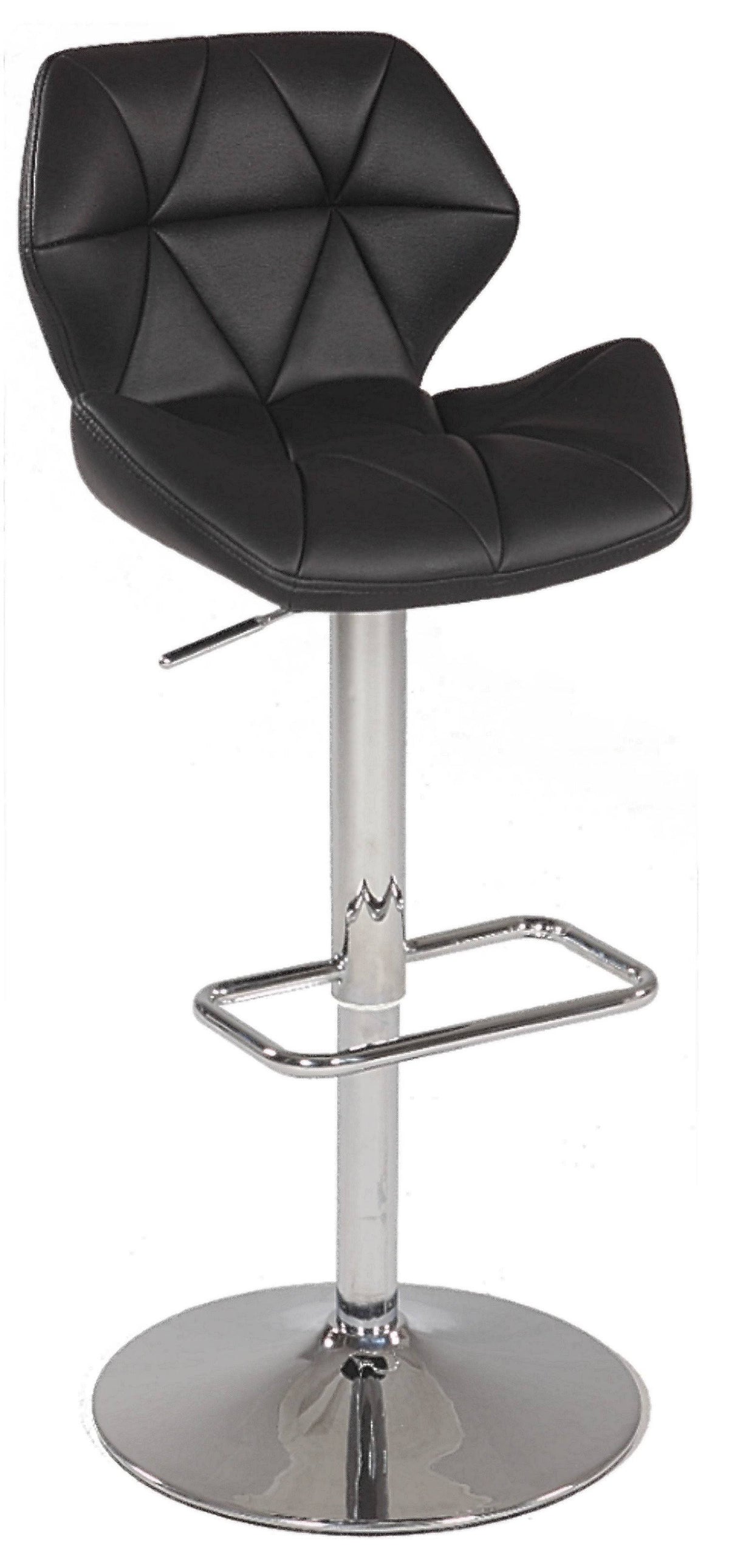 Black Swivel Height Stool N5480