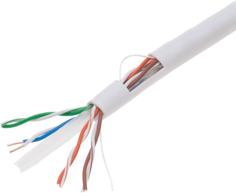 1000ft CAT6 Solid Ethernet Cable UTP 23AWG Bulk (Orange) N3489