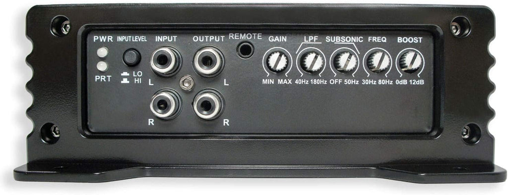 12" Loaded Square Thin Sub Box with Amplifier and Amp Install Kit N960381