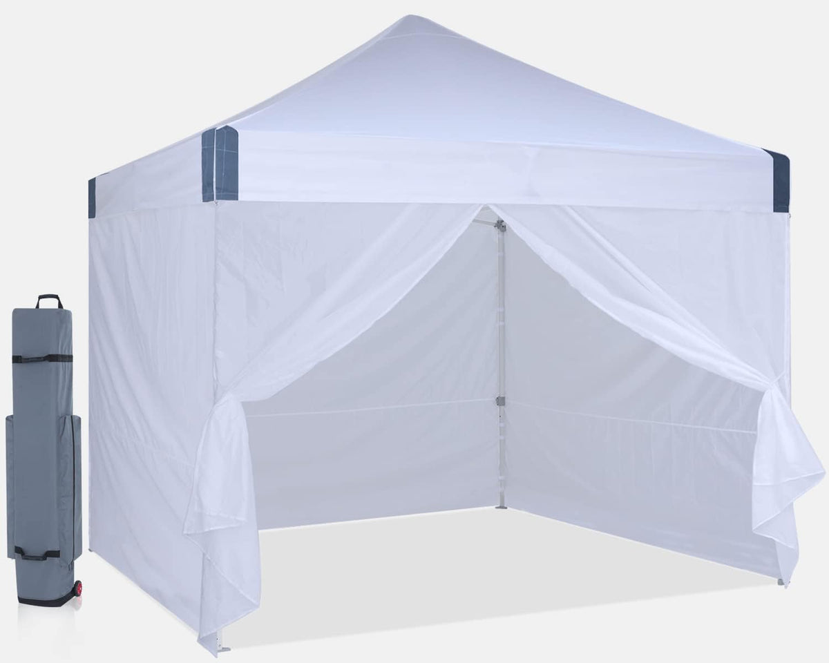 Blue Pop Up Canopy Tent with Removable Sides Walls (10x15) S456535
