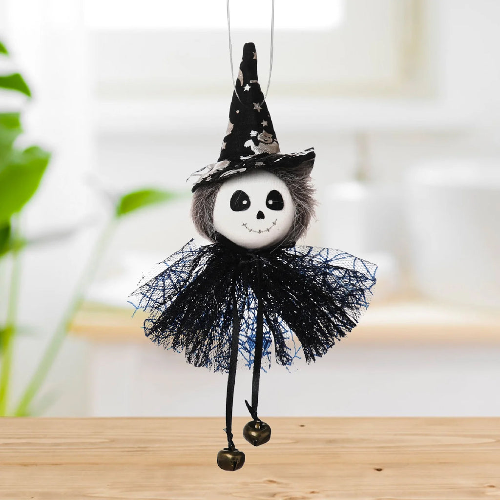 Pumpkin Witch Doll Halloween Cat Toy P166
