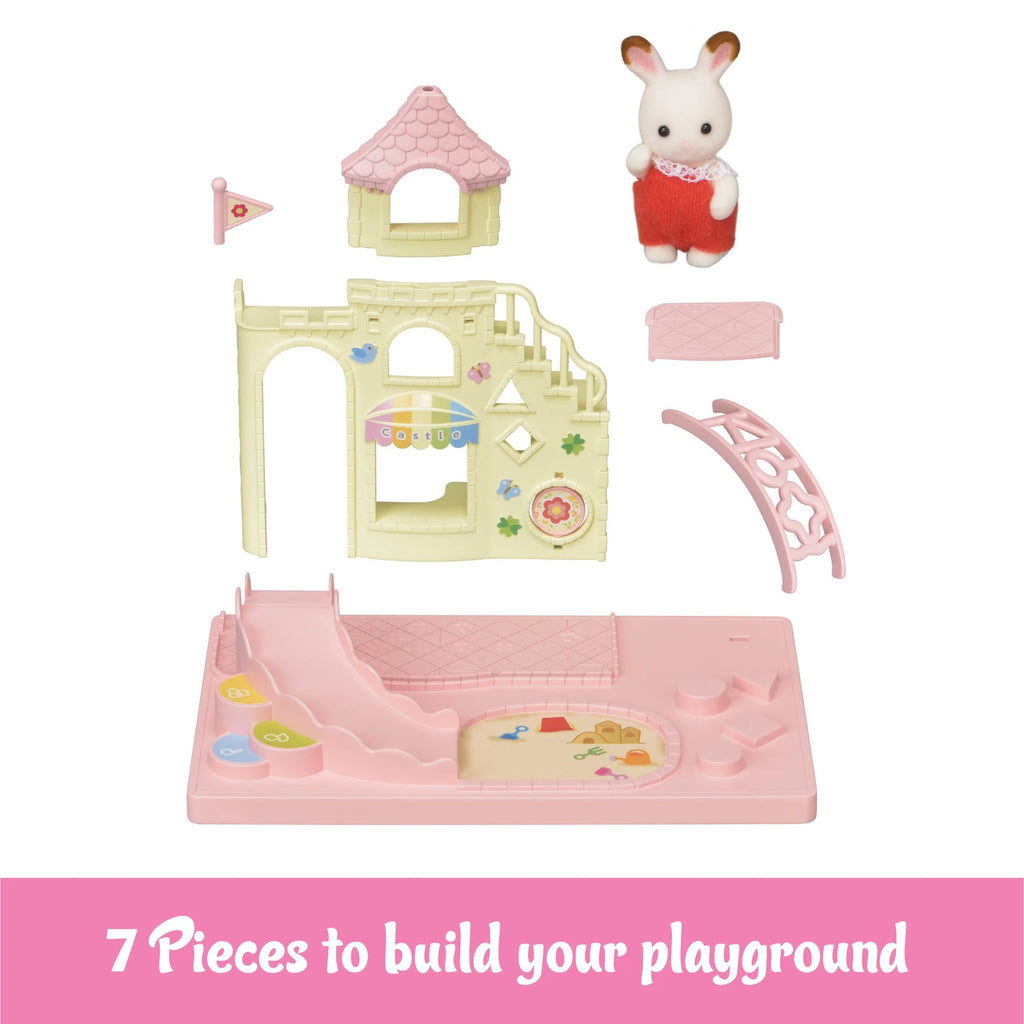 Baby Castle Playground Dollhouse Playset with Figure O36827
