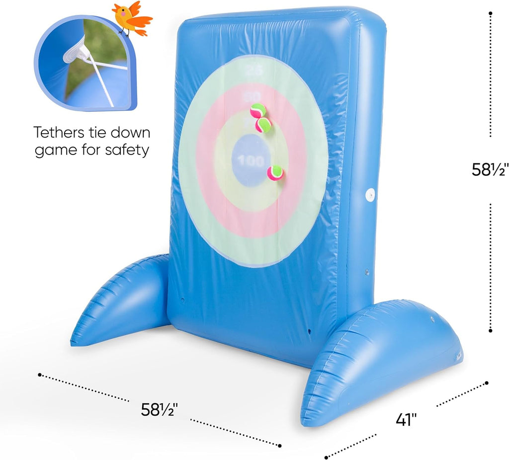 Inflatable Axe-Throwing and Ball-Toss Target Game K739