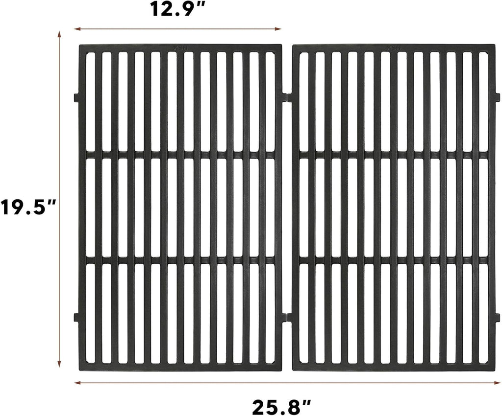 19.5 Cast Iron Grill Grates for Weber Genesis 300 Series J44376