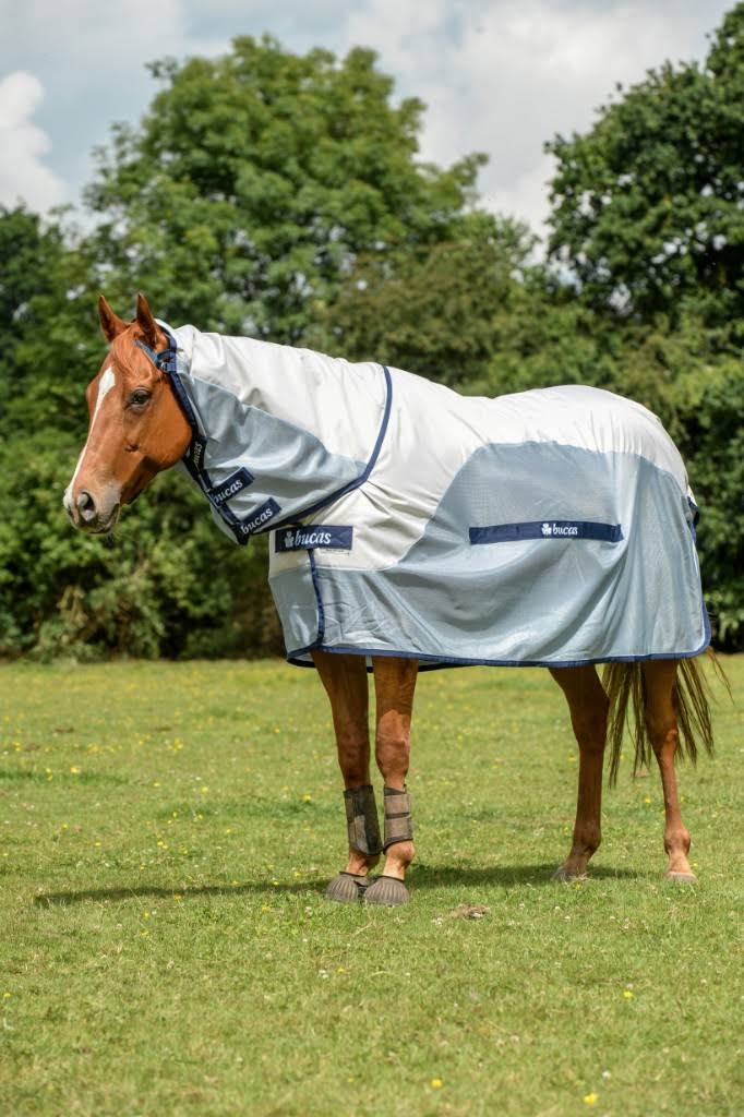 Silver / Blue Rain Full Neck S5585