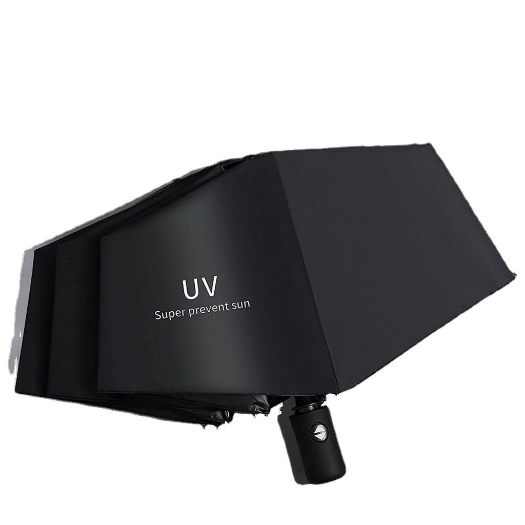 Windproof Travel Umbrella, Compact Automatic Folding Double Canopy Y56026