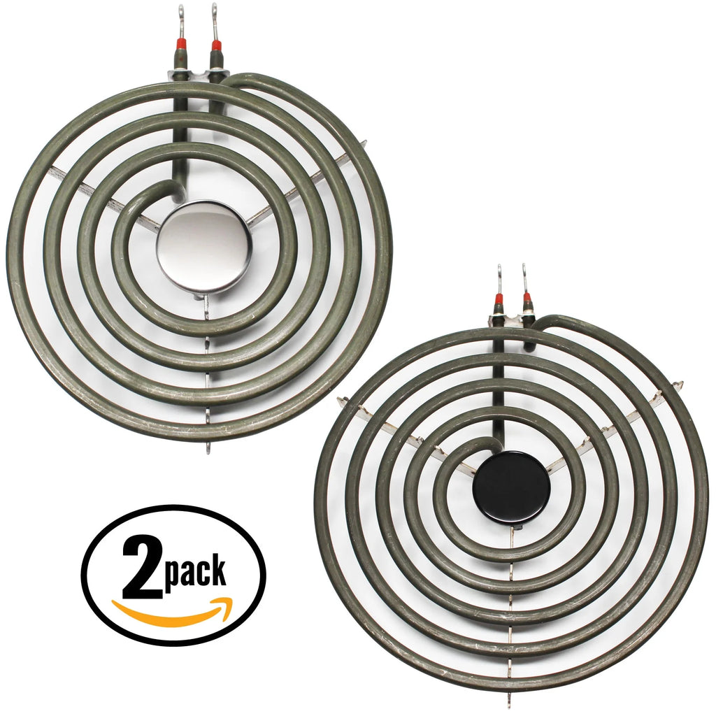 2-Pack Replacement 8 inch 5 Turns & 6 inch 4 Turns Surface Burner Elements A298