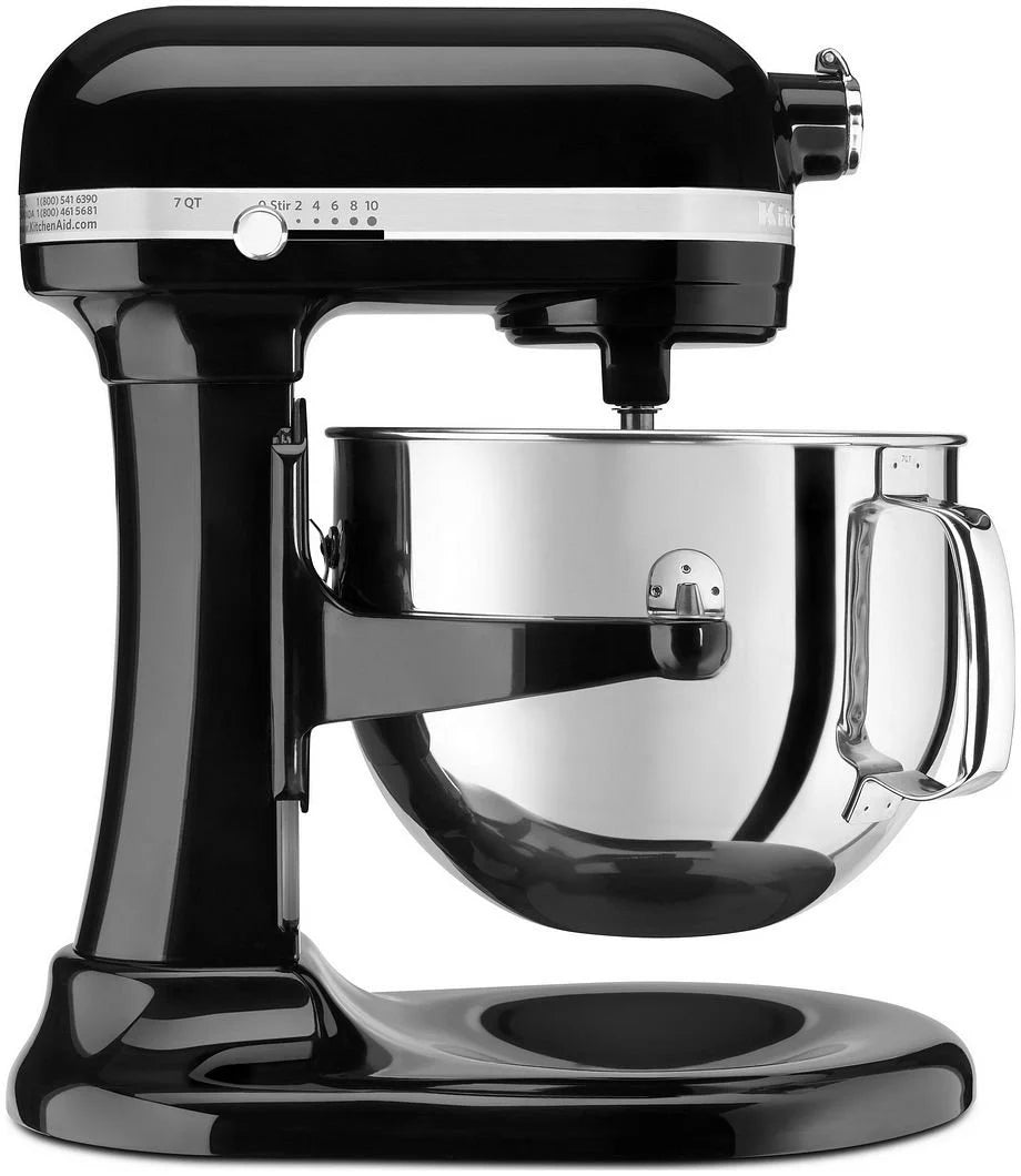 Onyx Black 7-Quart Bowl-Lift Stand Mixer with Flex Edge Beater K7485