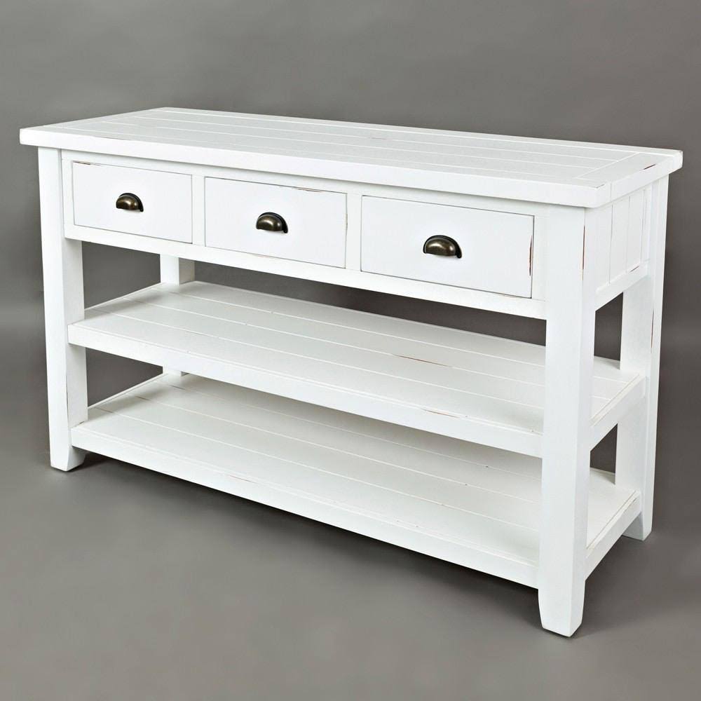 Weathered White Sofa Table N7284