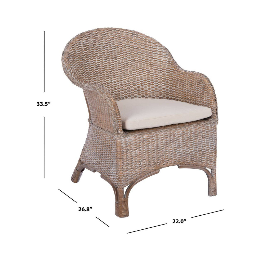 Gray White Accent Chair G614