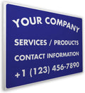 Custom Yard Signs (2 pc) Double Sided with Metal H-Stakes F138