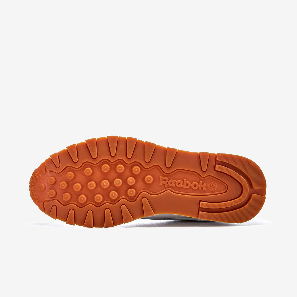 White Gum Leather Kids Shoes F300