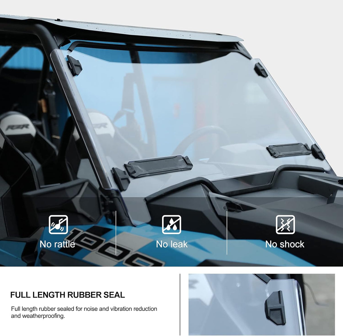 Heavy Duty Full Windshield Scratch Resistant L561