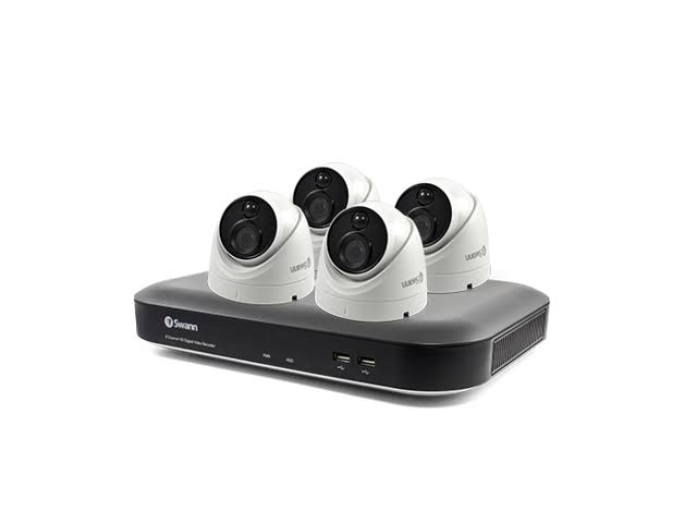 4 Camera 8 Channel 4K Ultra HD DVR Security System R167132