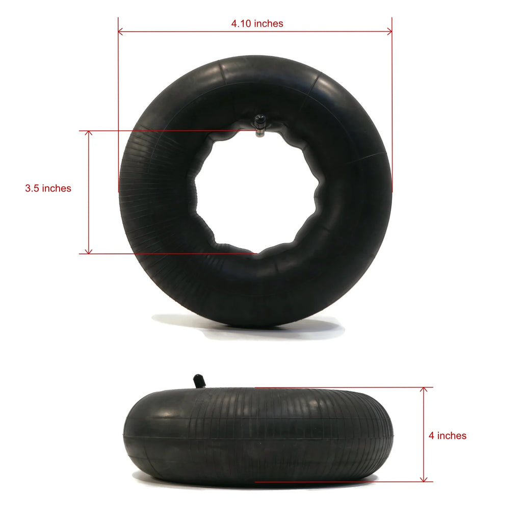 2 Tire Inner Tubes 4.10x4 3.50x4 90° Bent Valve Stem P33935