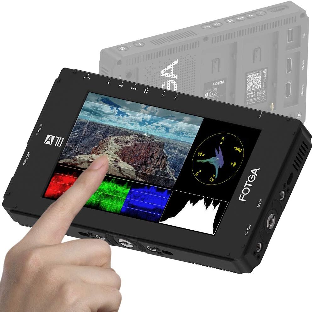 7 Inch FHD IPS Touch Screen Field Monitor with HDMI 4K Input/Output J387