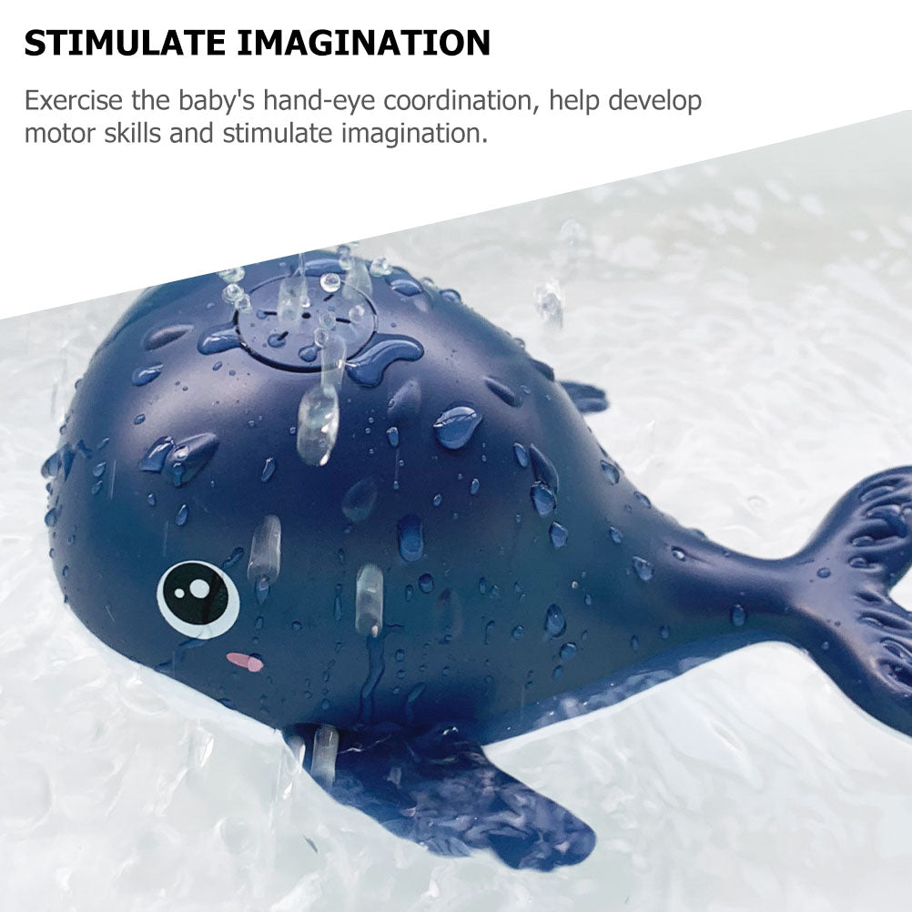 4 PCS Baby Bath Tub Shower Toys Spray Water Whale Toddler Z7274