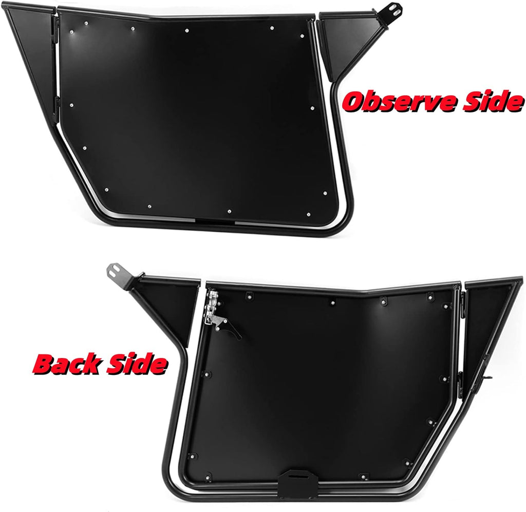 UTV Metal Doors with Automotive Style Latch, 2Pcs Q341