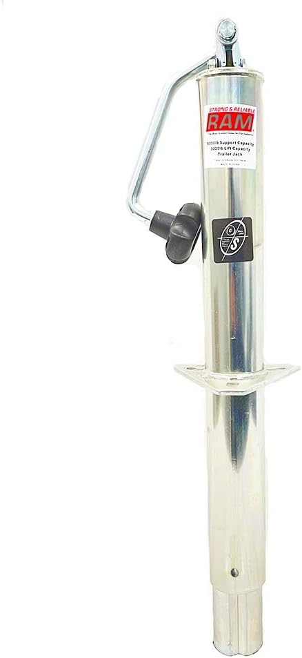 Zinc A-Frame Trailer Jack with Zinc Foot Plate Pack of 2 B6540