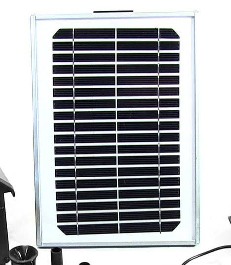 Solar Pump and Solar Panel Kit with Battery Pack and LED Light, 56 inch Lift C913