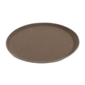14 in Round Tan Serving Tray S342